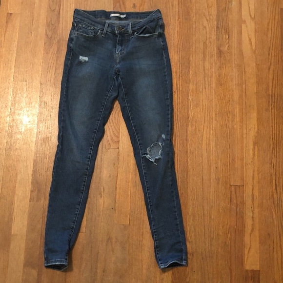 Levi’s ripped skinny jeans size 27 - Picture 1 of 6
